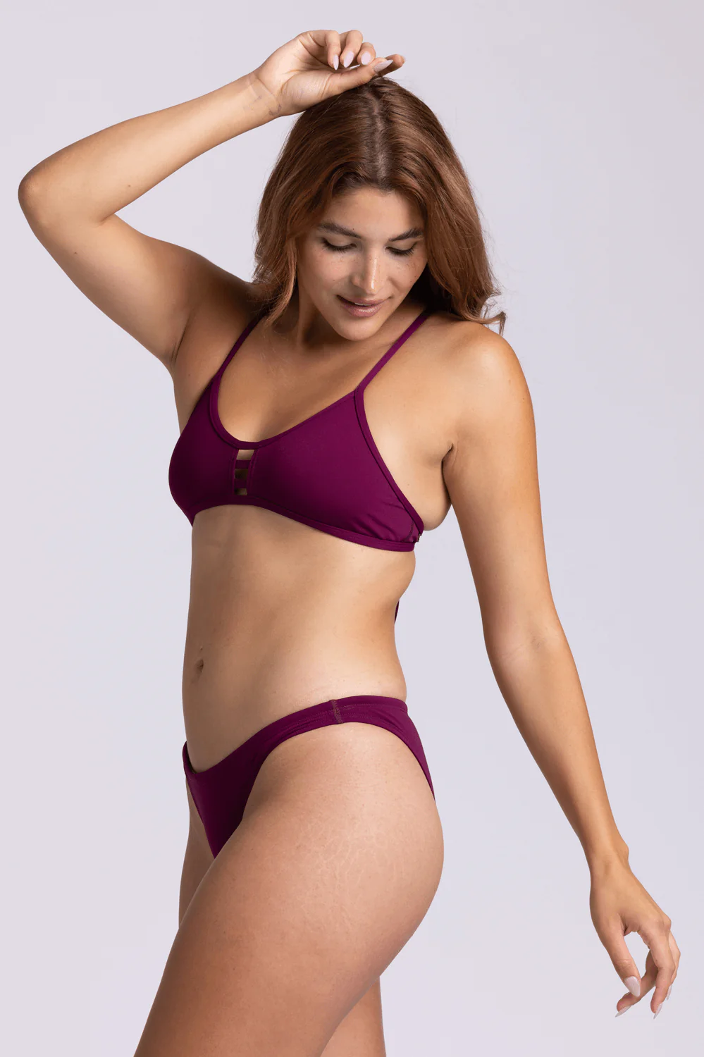 Europe Bikini Bottom - Cabernet - Image 4