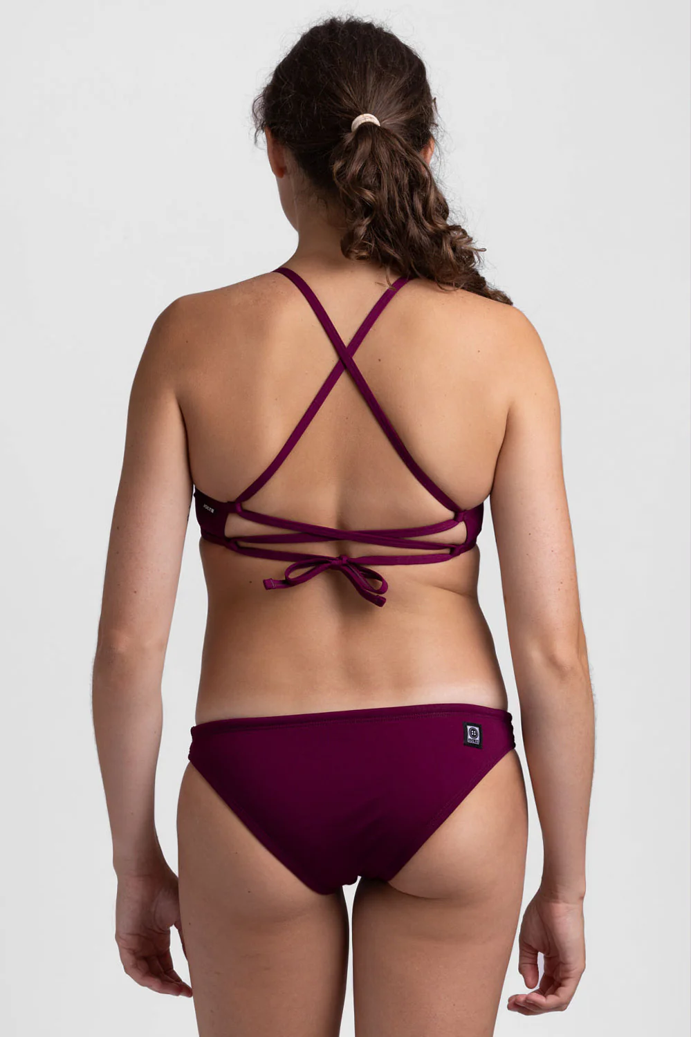 Midl Bikini Bottom - Cabernet - Image 4